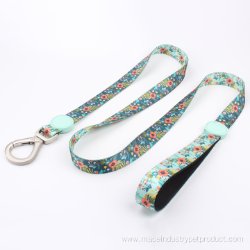 High quality personalized Polyester Padded Pet Leash